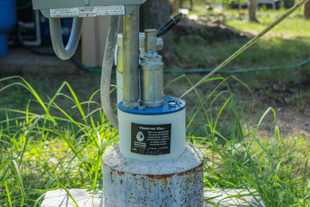 BSEACD permitted well in Hays County