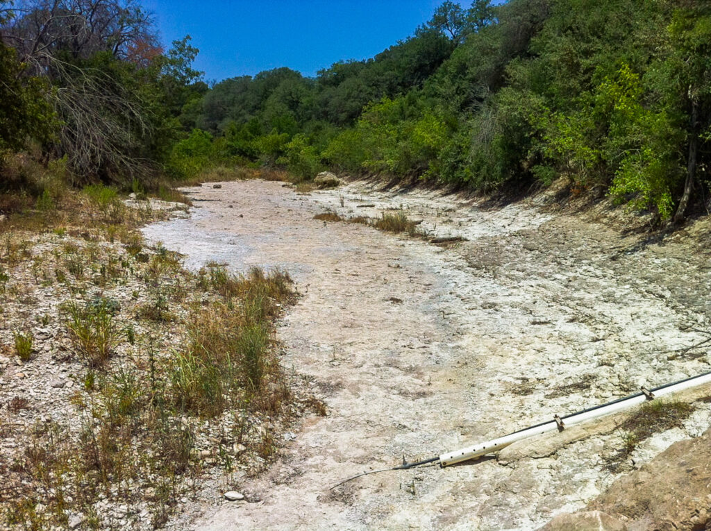 Dry Onion Creek in 2023